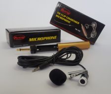 LAPEL MICROPHONE WITH CONDENSER